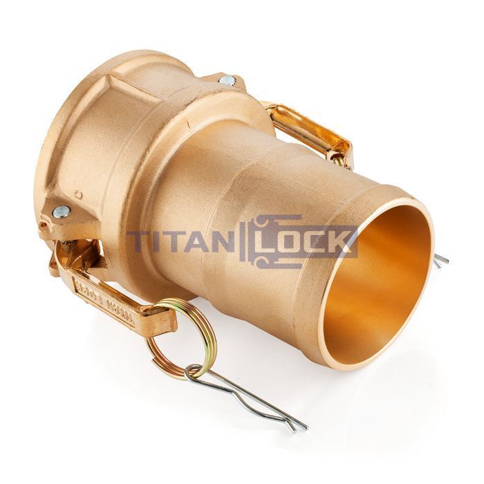 Камлок латунный тип С, розетка с хвостовиком 3", TL300CBR TITAN LOCK  - Вид №3