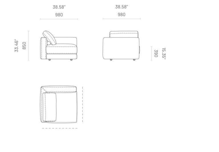 Модульный диван Domkapa EDWARD ARCH-00073709 - Вид №18