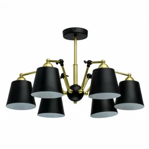 Потолочная люстра MW-Light Таун 5 691011506 черная MW-LIGHT ДИЗАЙНЕРСКИЕ, ТАУН 5 184232 Черный