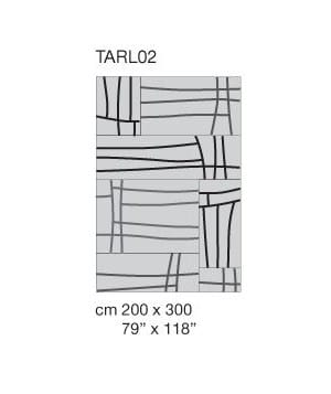 Прямоугольный шерстяной ковер с геометрическим рисунком Paola Lenti войлок ARCH-00097317 - Вид №2