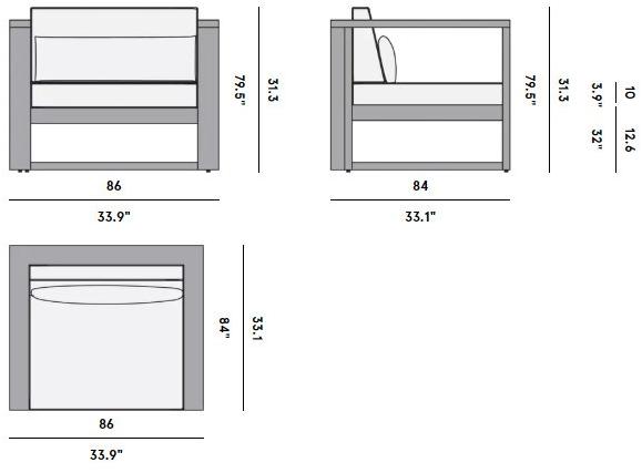 MANUTTI Садовое кресло Fuse sun-id-1428537 - Вид №5