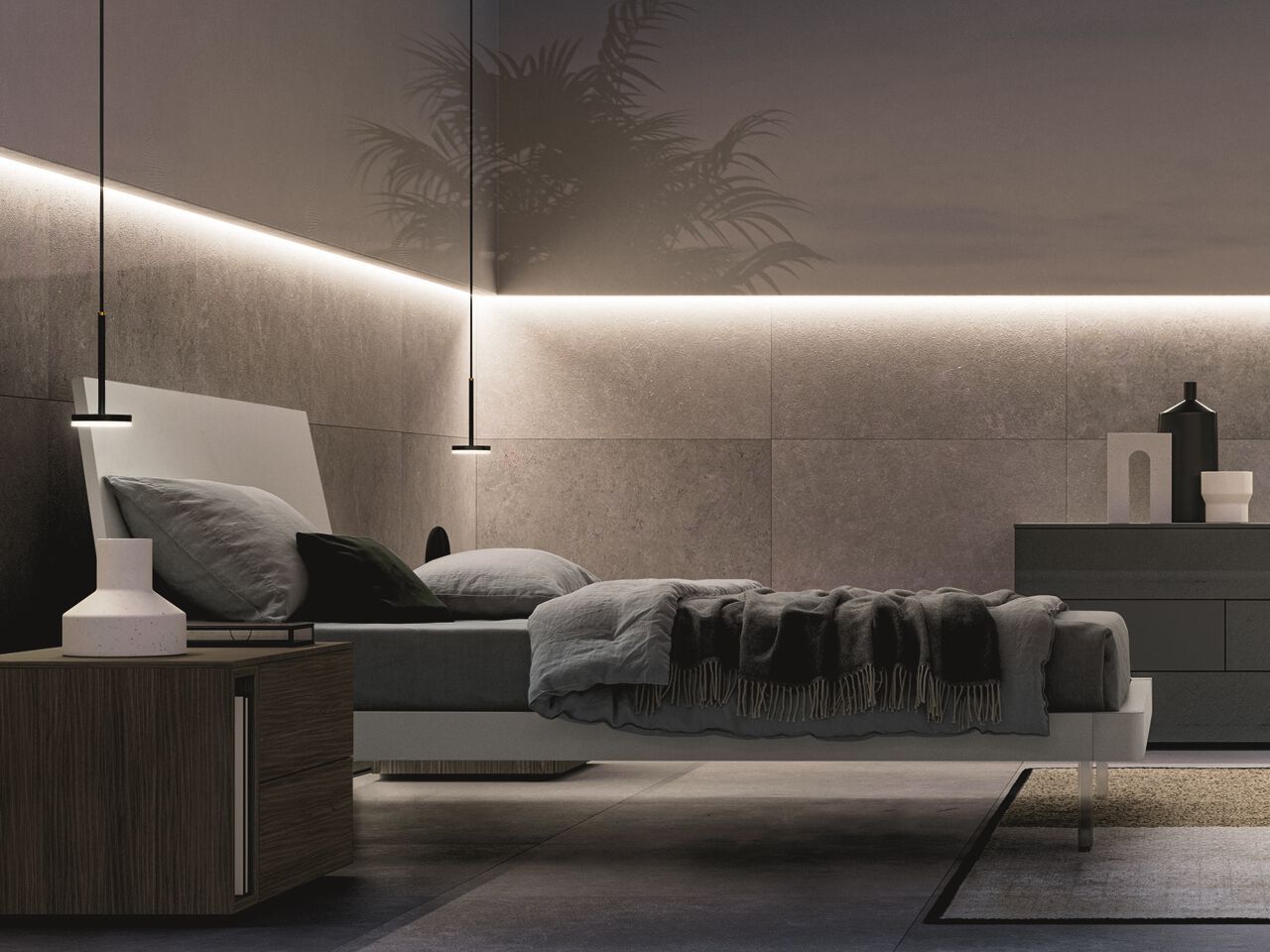 Деревянная двуспальная кровать Santalucia Mobili LEVANTE ARCH-00071699 - Вид №1