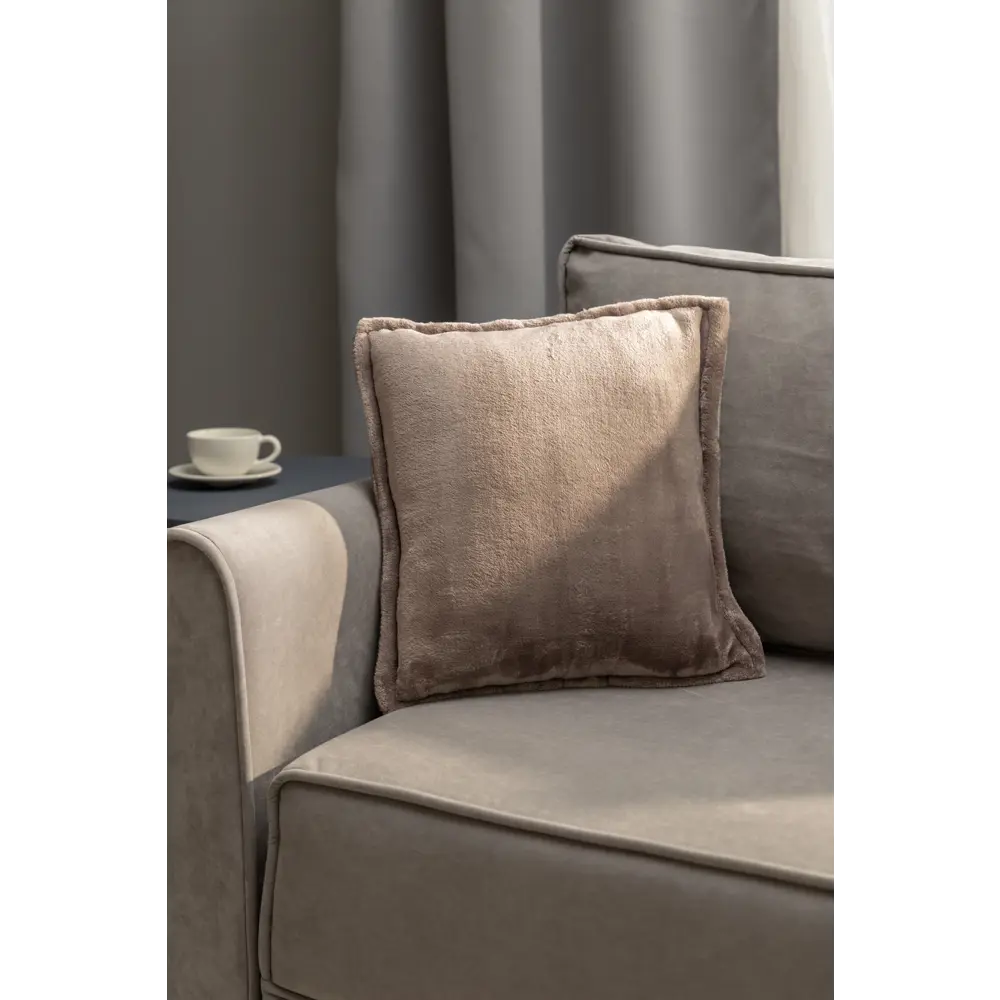 Подушка Flamingo Fossil 3 40x40 см цвет серо-бежевый 83146978 STLM-2174267 TM ARDENZA  - Вид №3