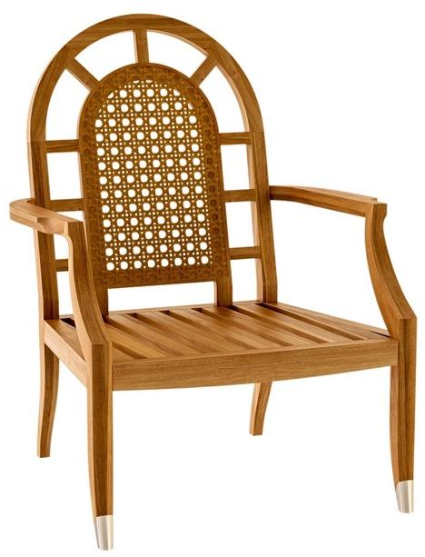 ASTELLO Садовое кресло из тика с подлокотниками Jonquille Jq.sb2.f1 - Вид №1