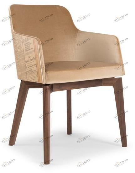 Riccardo Rivoli Мягкое кожаное кресло с подлокотниками Marlène Marlene sun-id-1440981