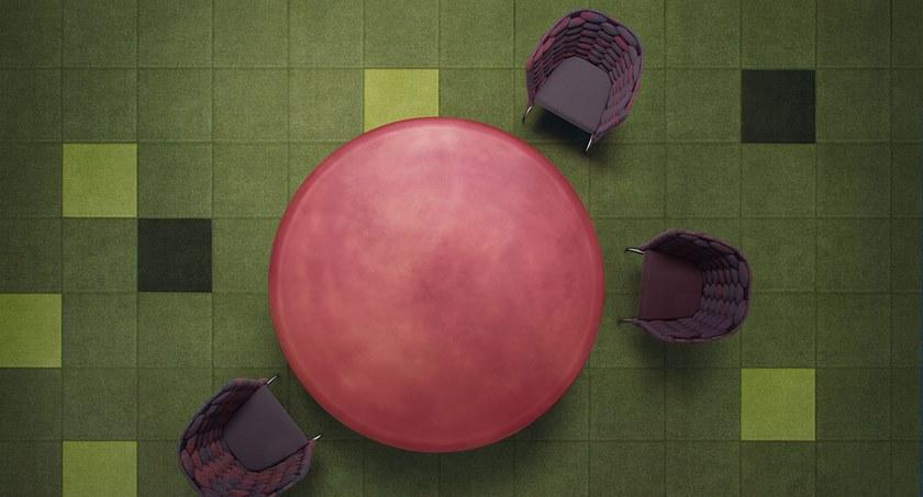 Paola Lenti Однотонный коврик из фетра на заказ Feltro sun-id-1467887 - Вид №1