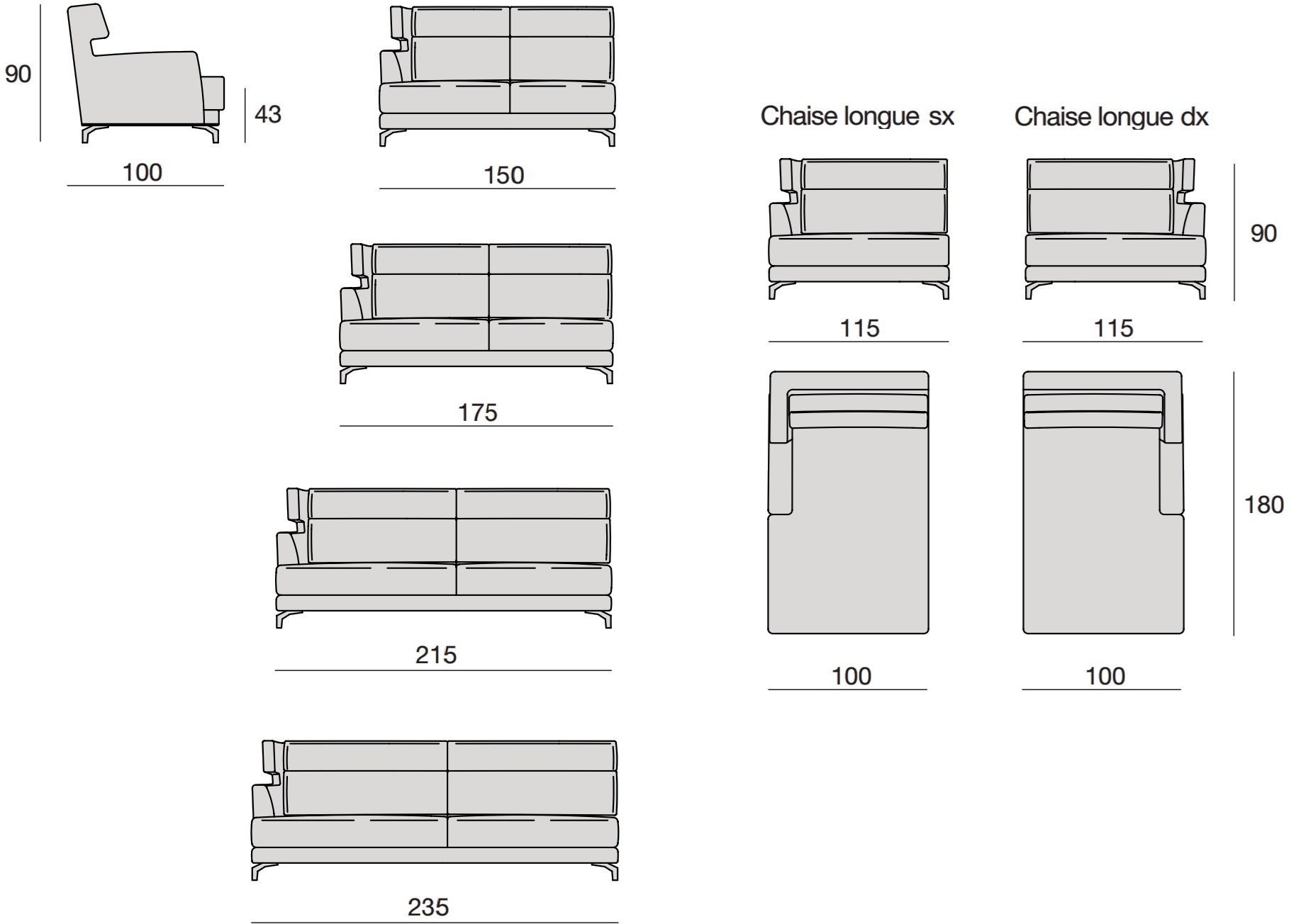 Модульный тканевый диван Well Santreyd sun-id-1498443 - Вид №3