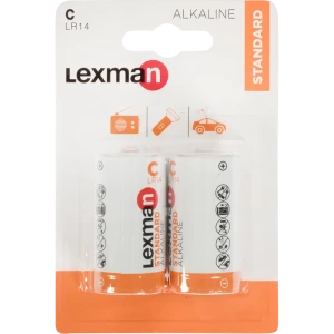 Батарейка Lexman C (LR14) алкалиновая 2 шт. 82003978 STLM-2116626