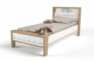 Кровать ABC-KING 160х90 №1MIX OCEAN №1 (голубой)