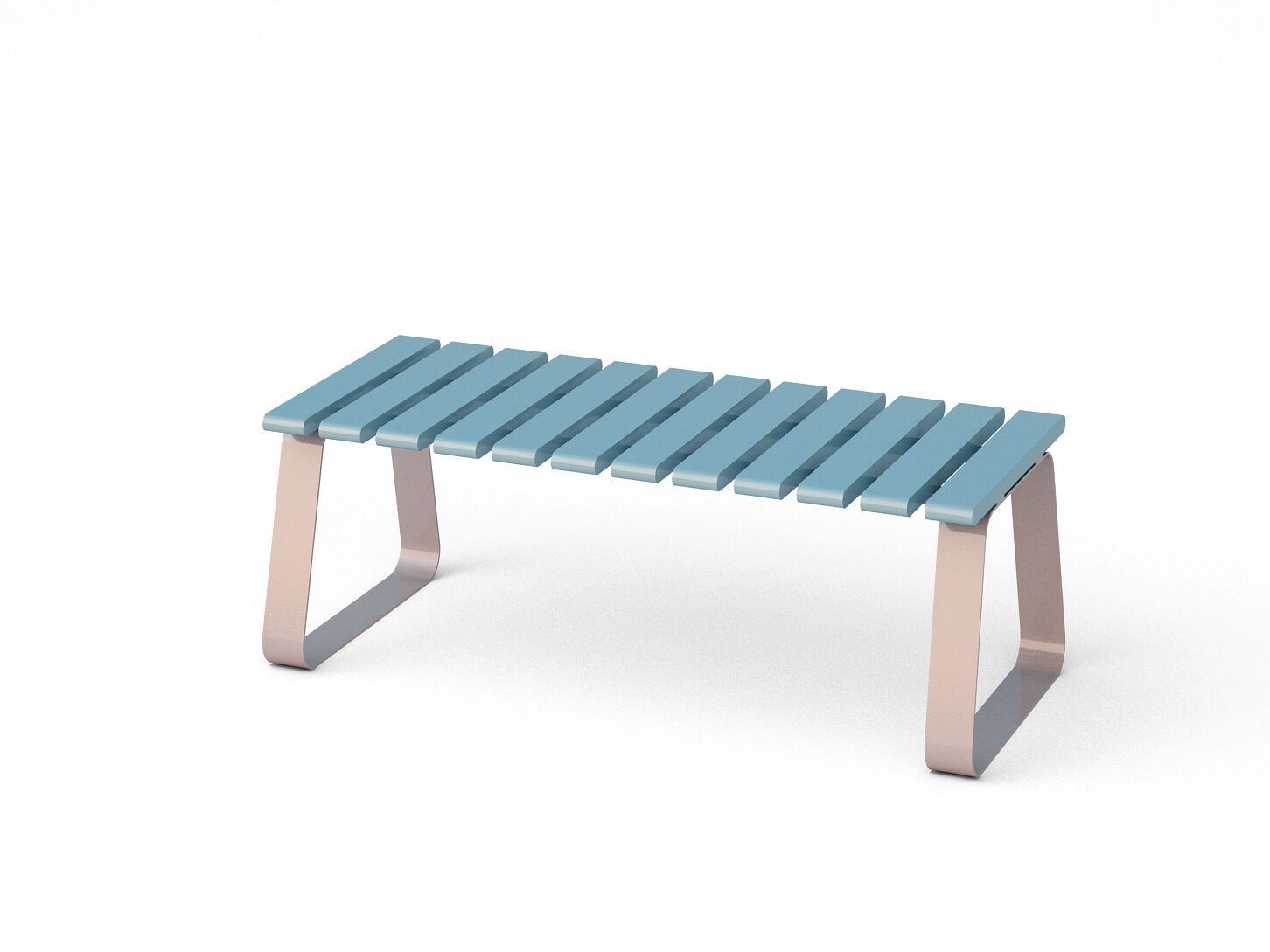 Модульная изогнутая скамья из стали и дерева Viscio Urban Design ITALA ARCH-00112780 - Вид №5