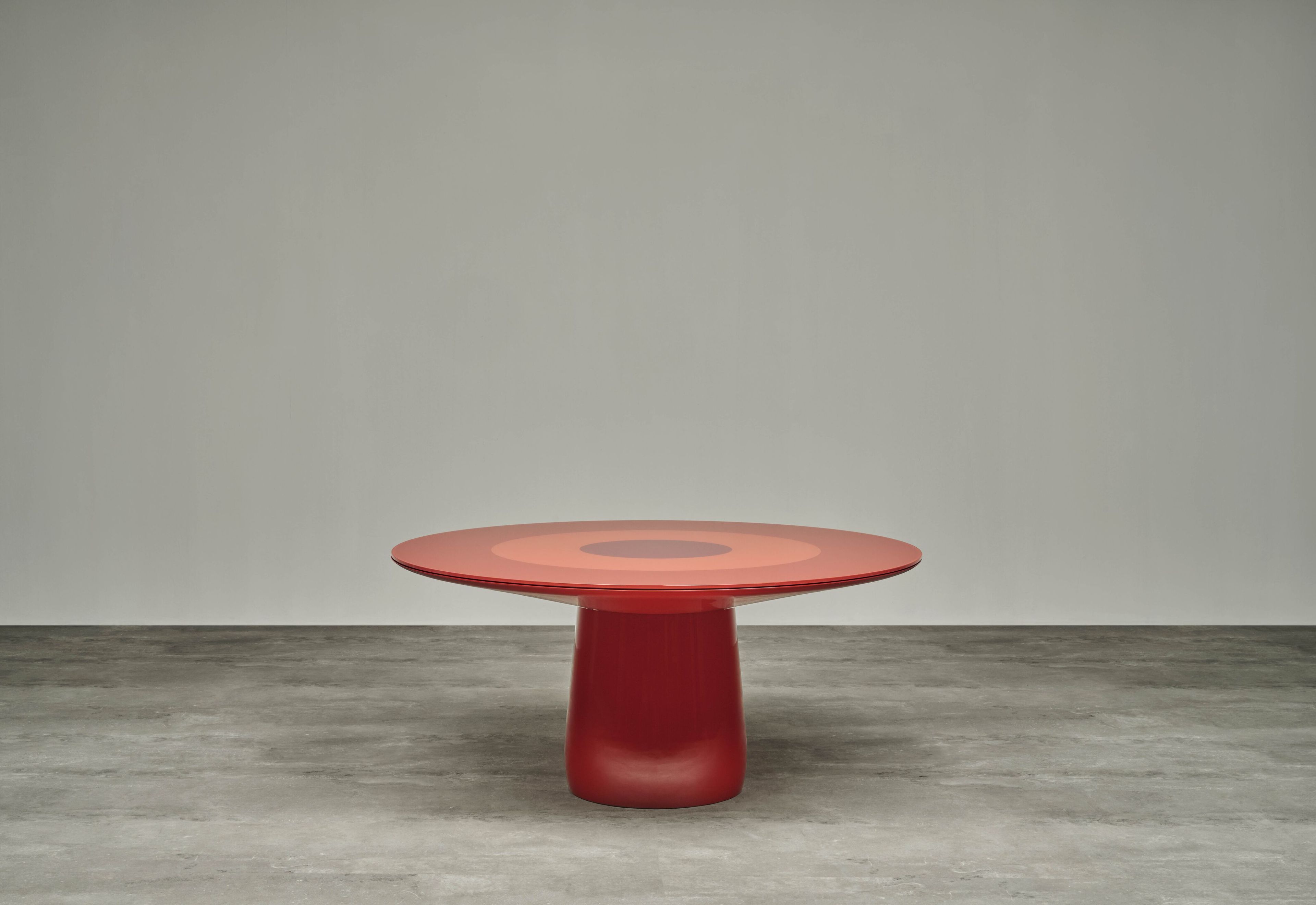 Круглый обеденный стол с хрустальной столешницей BALERI ITALIA ROUNDEL ARCH-00120428 - Вид №4