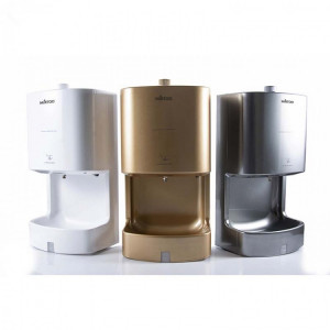 XY8489 MIRTOO Сенсорный дезинфектор для рук бесконтактный настенный/ настольный для обработки рук с антисептиком , пластиковый, объем 2200 мл., MIRTOO XY8489 белый/серебро