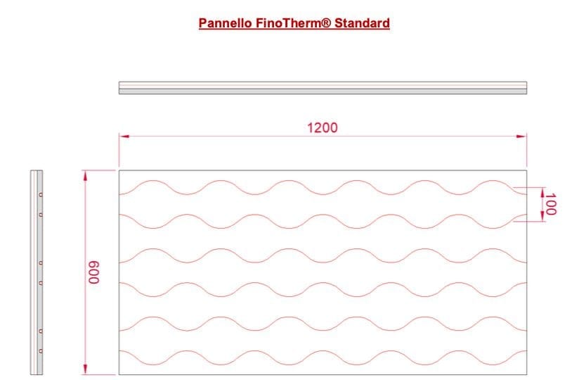 Лучистая напольная панель из мелового волокна ECOBEL FinoTherm® ARCH-00143649 - Вид №1
