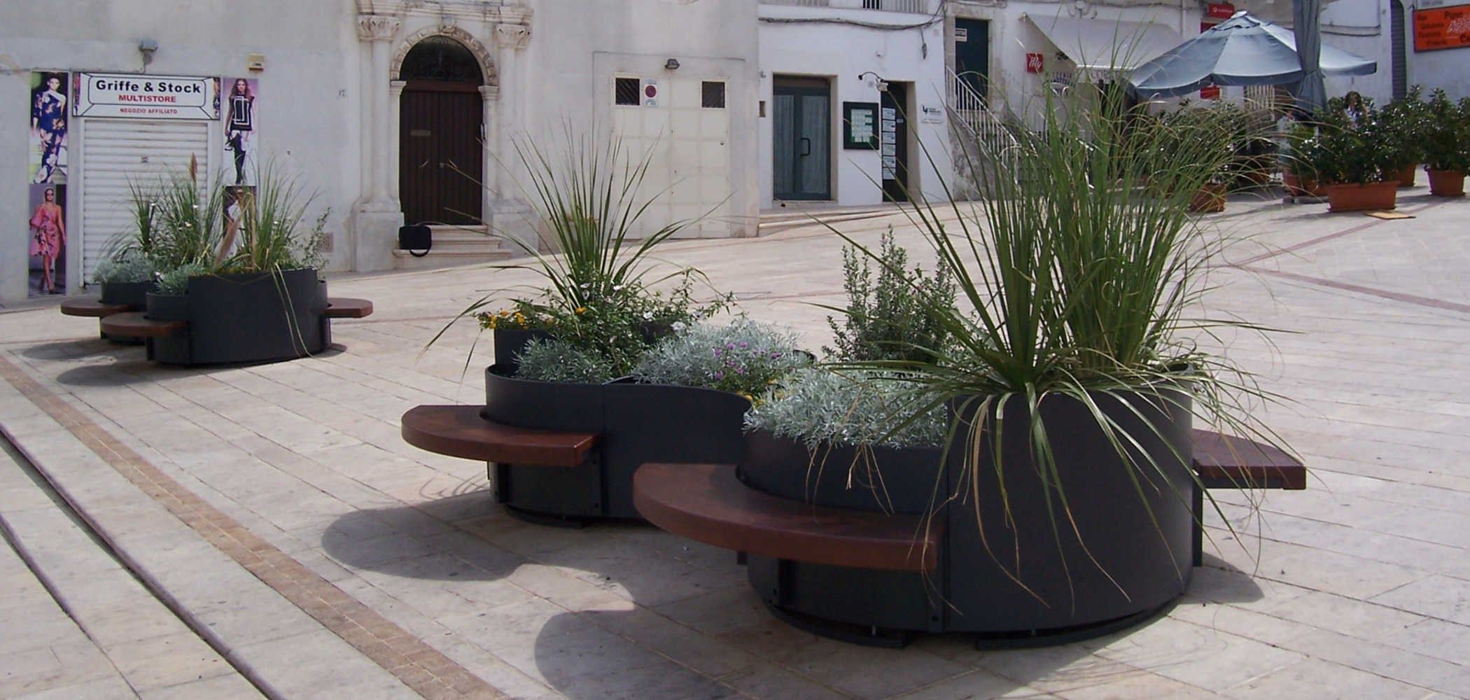 Стальная плантатор Metalco FLÒ ARCH-00035585 - Вид №4