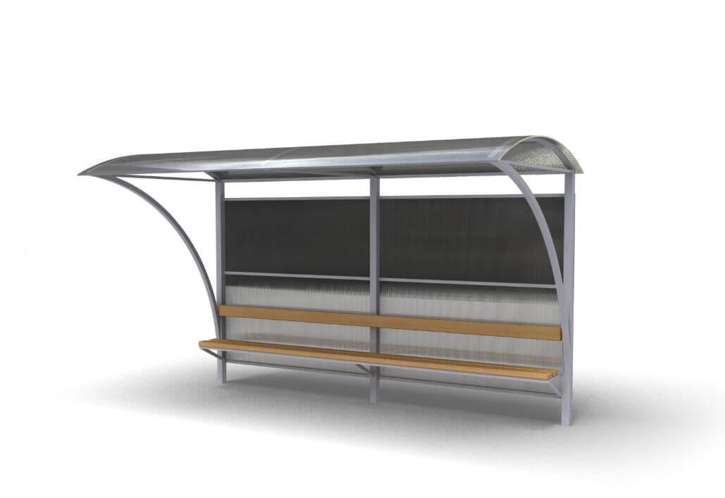 NAPK25.01.01.01-BN.PV НАВЕС-павильон ПК-25 открытый LAB.Space  - Вид №1