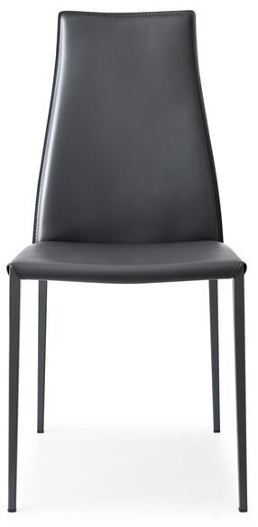 Calligaris Стул из регенерированной кожи с высокой спинкой  Cs/1452  - Вид №2