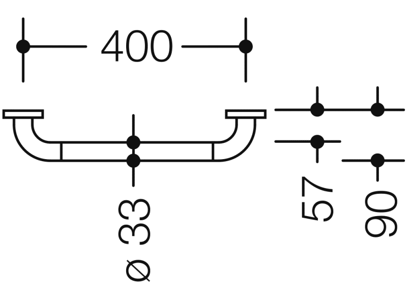 801.36.116 ручка для захвата HEWI Serie 477/801  - Вид №2
