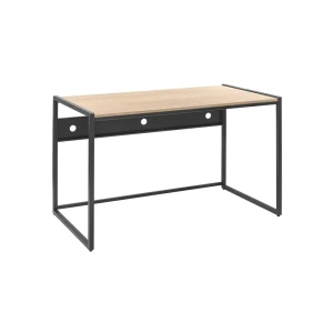 91749787 Стол письменный модульный Greenween Rimini 120x75x65 см сталь цвет черный/дуб натуральный STLM-1365716