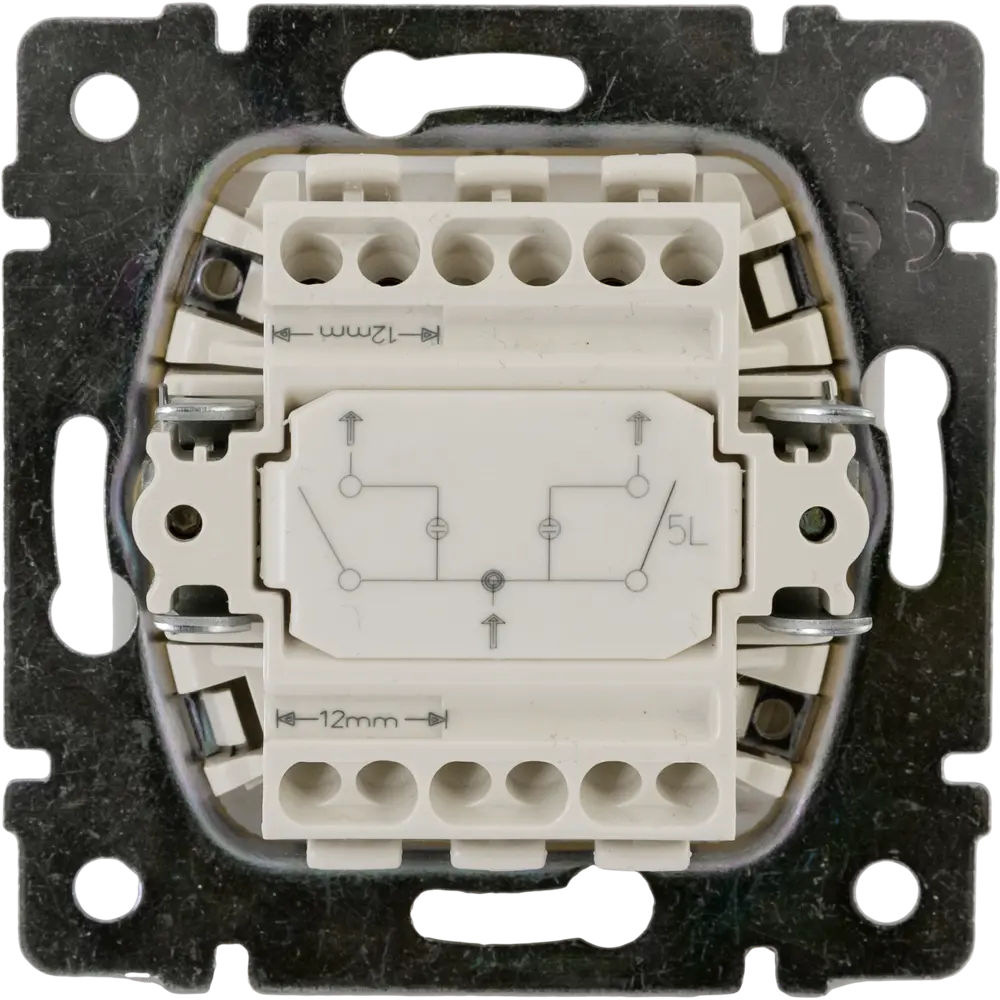 Выключатель Legrand «Valena» 2 клавиши, с подсветкой, цвет белый STLM-2028745 - Вид №2