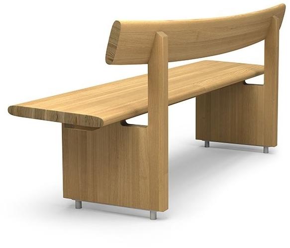 VESTRE Скамья из массива дерева со спинкой sun-id-1508401 - Вид №1