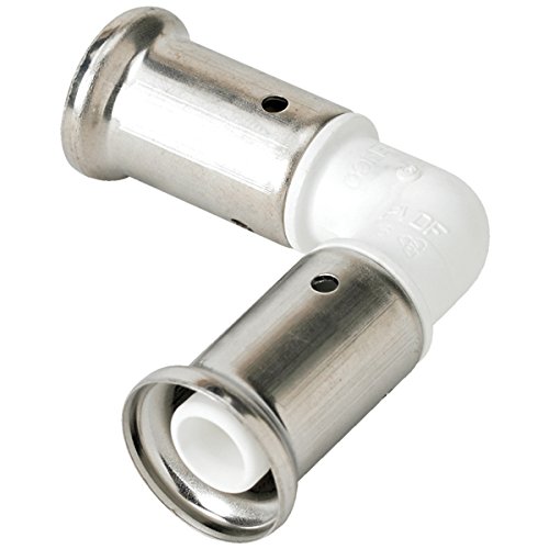 Угольник пресс PVDF HENCO 90" белый 26x26 1PKW2626