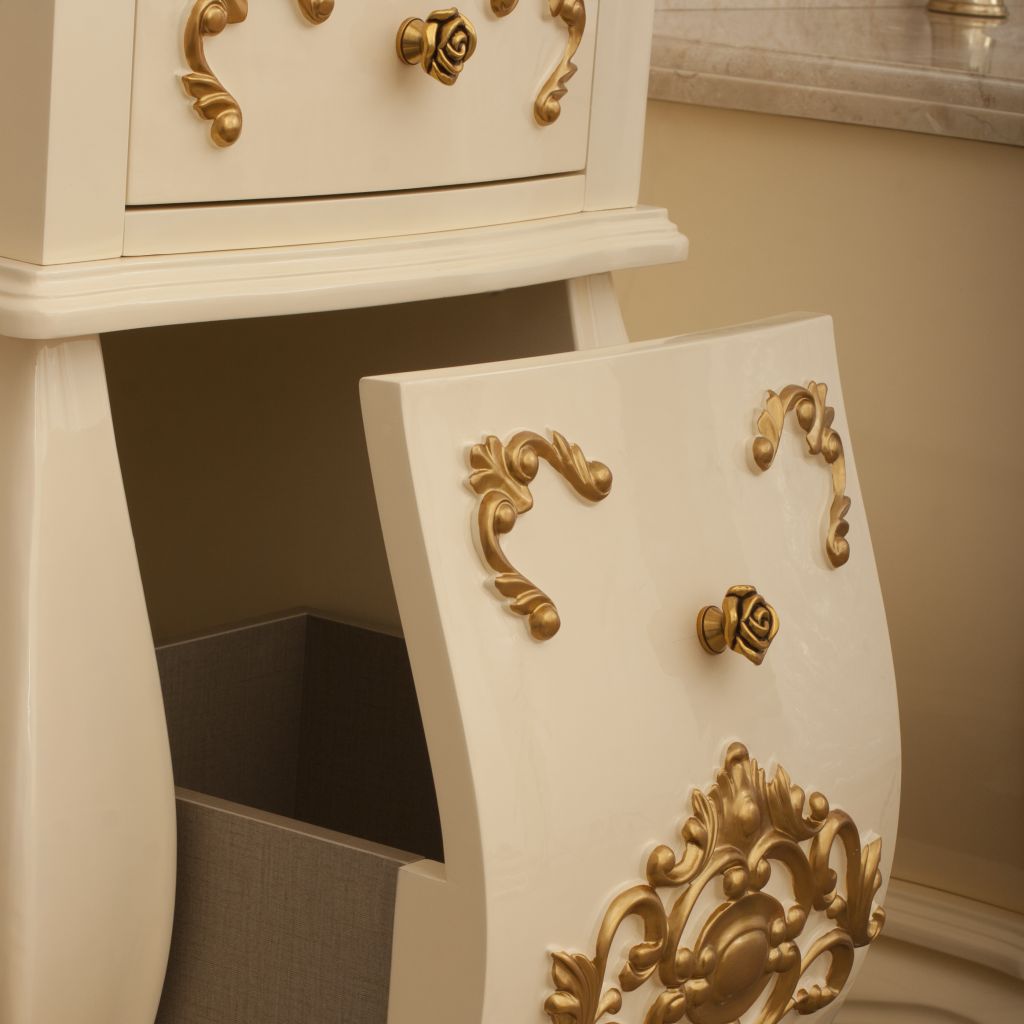 Колонка DONATO арт. BDF-5005 Правая Бежевый с золотом Tessoro BDF5005SBGR - Вид №1