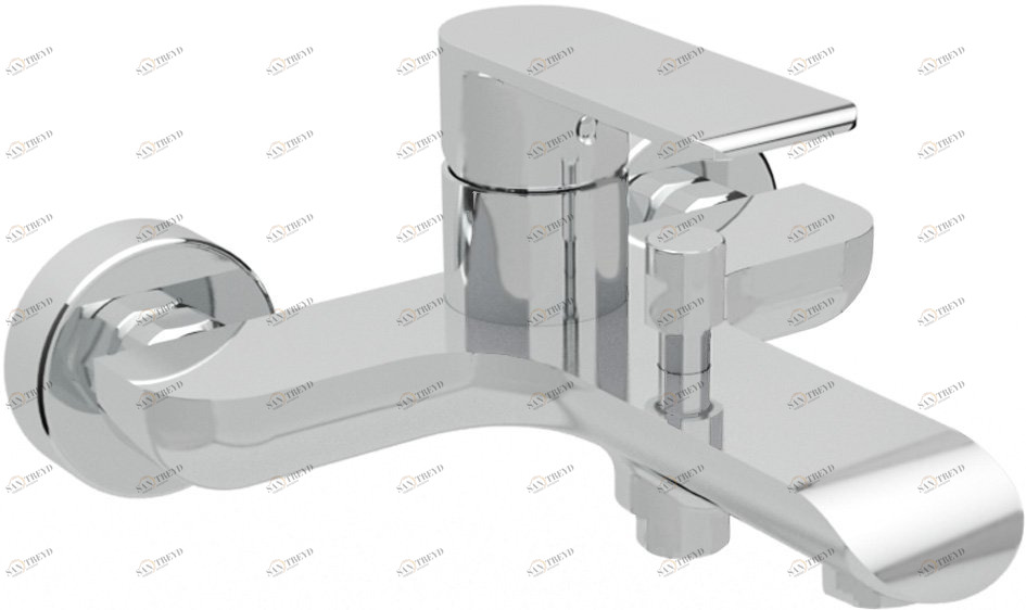 Смеситель для ванны и душа однорычажный Cezares FURORE-VM-01-Cr 