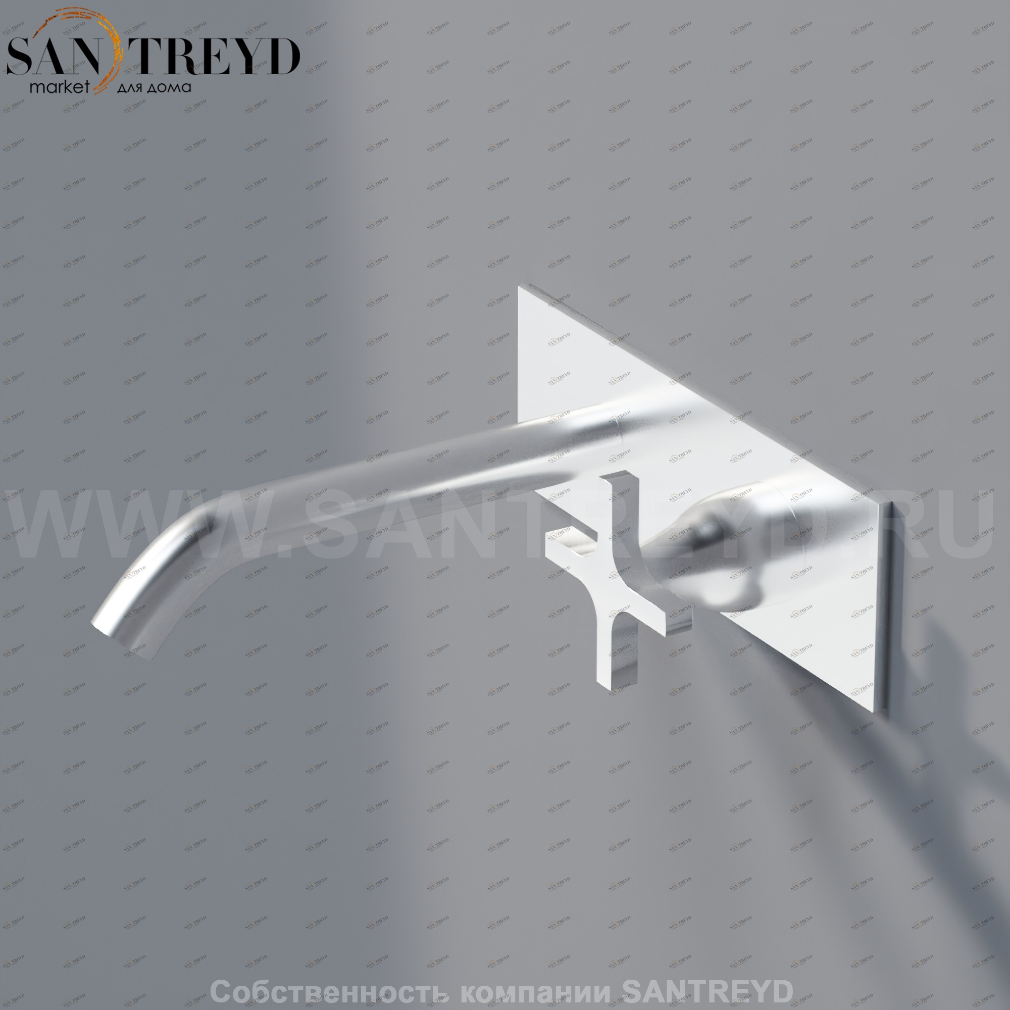 Agape MEMORY Встроенный смеситель для раковины хромированный матовый ARUB1036SP