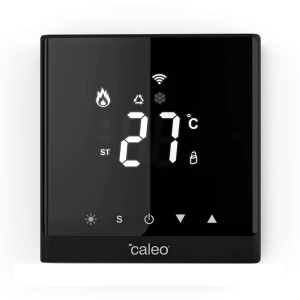 Терморегулятор для теплого пола Caleo C732 электронный программируемый цвет черный