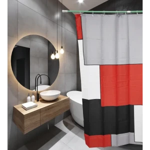 91959259 Шторка для ванной комнаты SANTREK HOME 307786 180x180см цвет разноцветный STLM-1421855