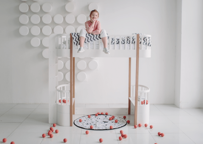 Кровать-чердак детская 190х90 см Classic белая ELLIPSE ELLIPSE CLASSIC 257734 Белый Santreyd  - Вид №5