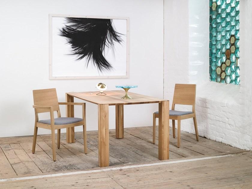 TON Деревянный стул с подлокотниками со встроенной подушкой sun-id-1458529 - Вид №3