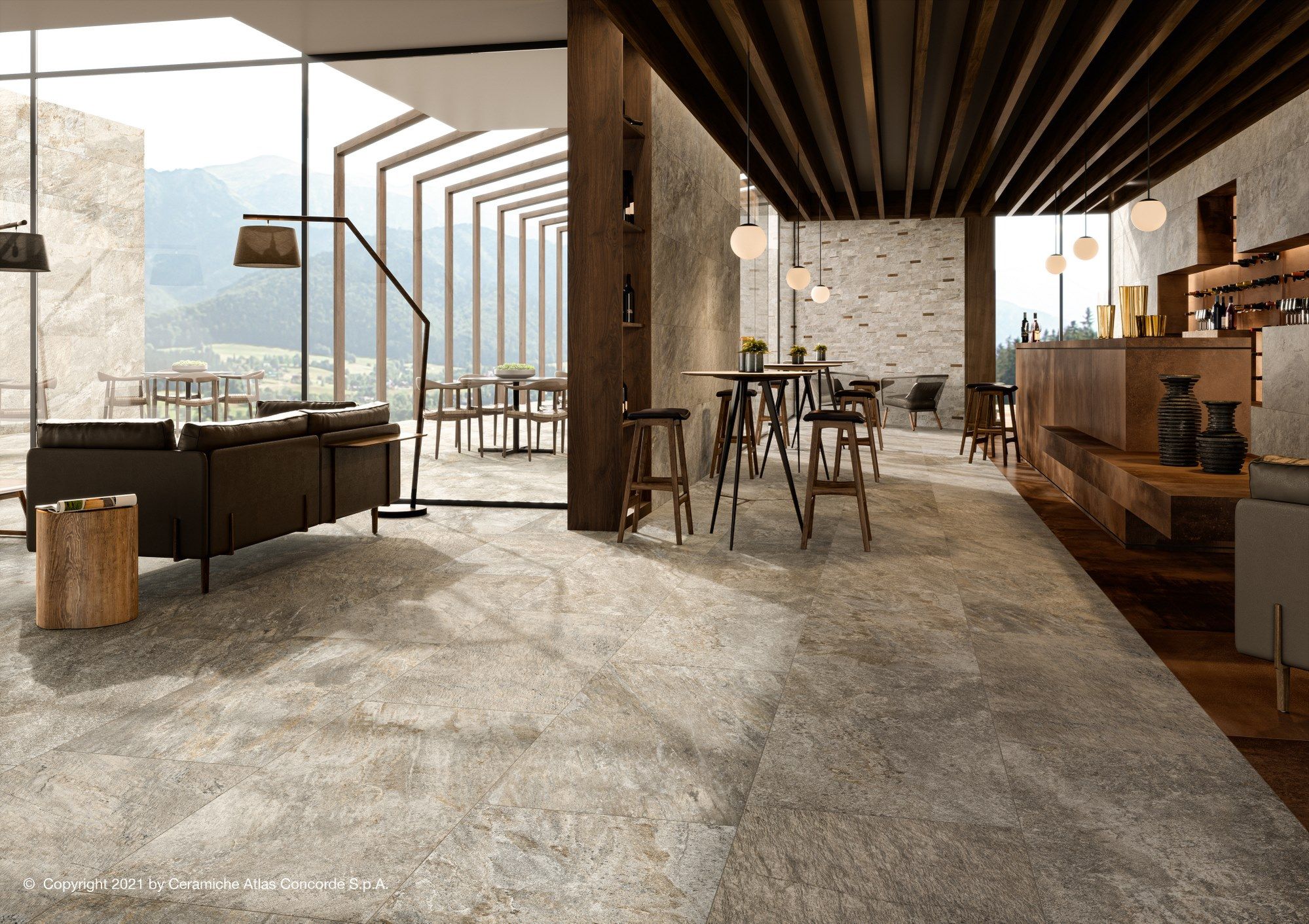 Мозаика из керамогранита с эффектом камня Atlas Concorde Norde ARCH-00107552 - Вид №4