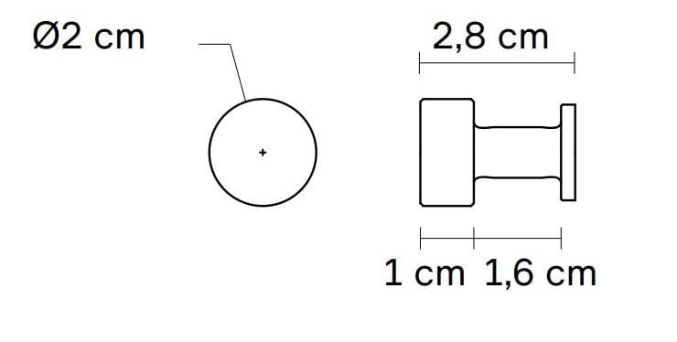 Стальная вешалка / ручка Form & Refine Angle ARCH-00061444 - Вид №2