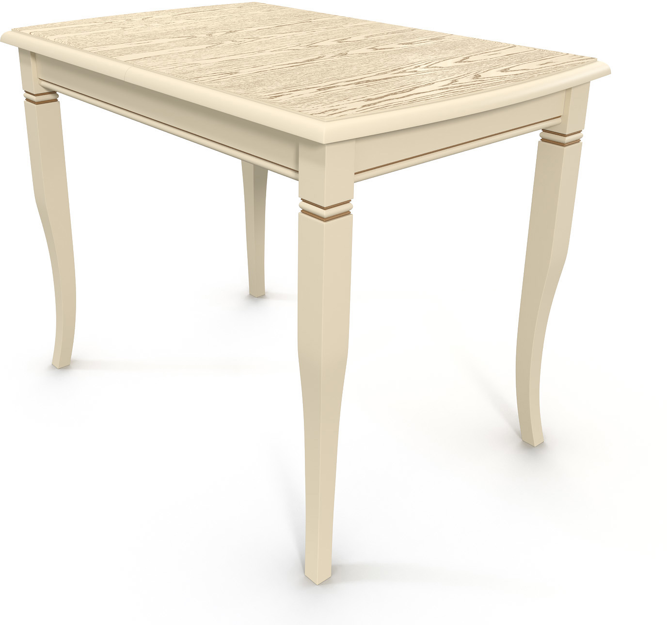 91031059 Кухонный стол прямоугольный Лидер Bruno 100-141x65x75 см бук цвет кремовый Бруно STLM-0449569 ООО ЛИДЕР
