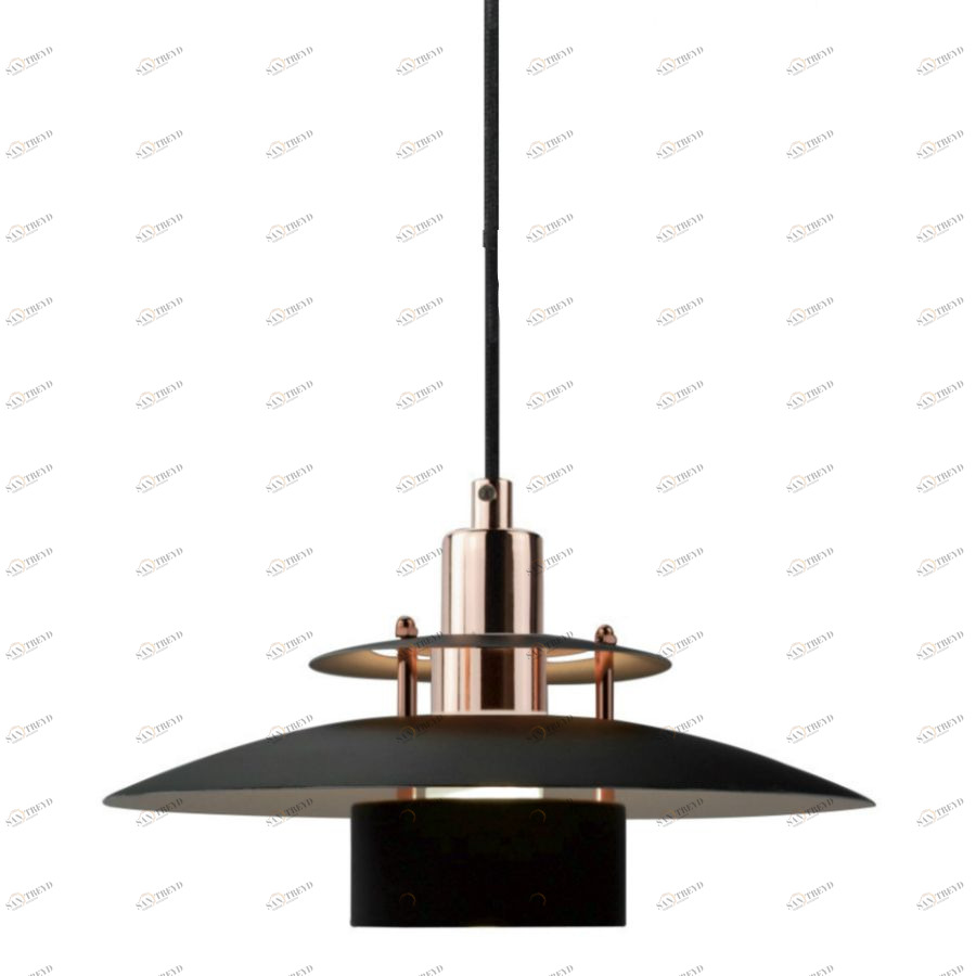 Светильник подвесной Sorup, Ø40, черный/медный Halo Design 990242
