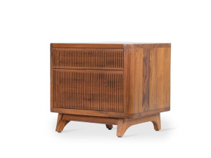 Тумбочка из тикового дерева с ящиками