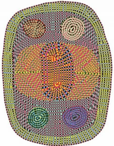 moooi Ковер из круглой ткани с рисунком Signatures