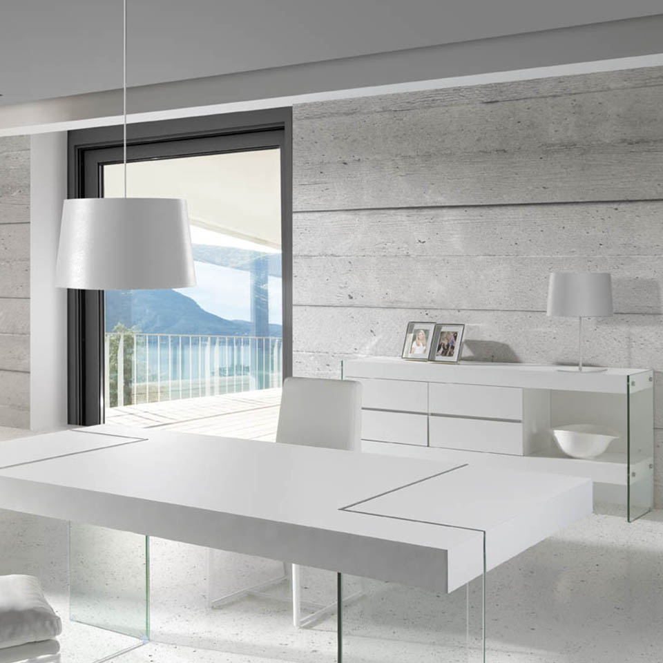 Тумба под телевизор белая длинная Instinto от Angel Cerda ANGEL CERDA  148695 Белый  - Вид №1