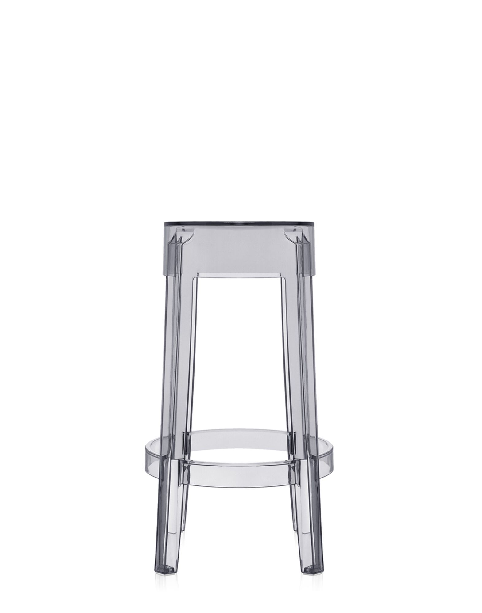Высокий штабелируемый стул из поликарбоната с подставкой для ног Kartell CHARLES GHOST ARCH-00063123 - Вид №19
