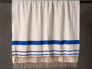 Plaid in cashmere and seta