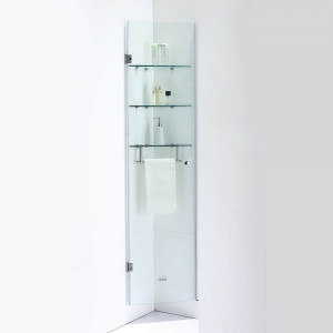 Z023A Шкафчик стеклянный SSWW