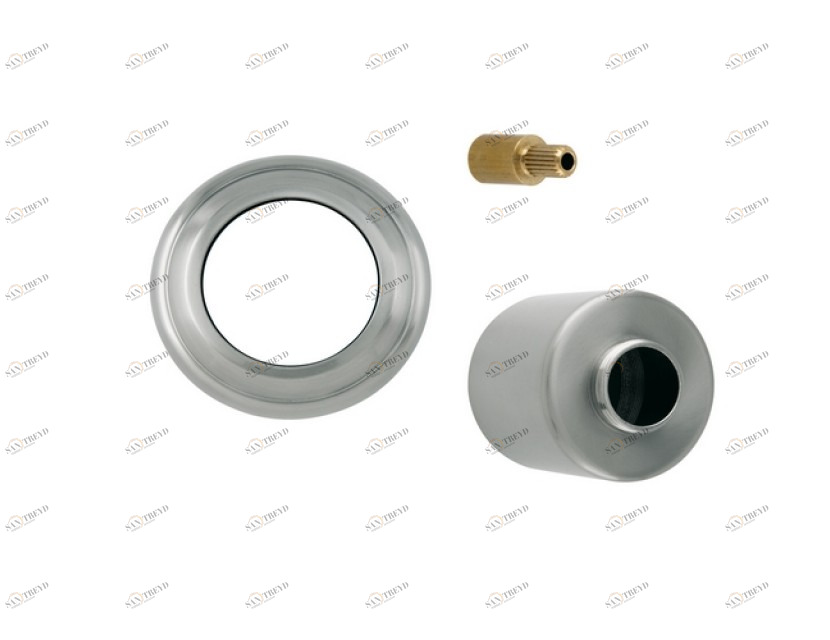 046395.000.62 Комплект отделки для 5 направлений в настенном переключателе Сатин никель Mestre 