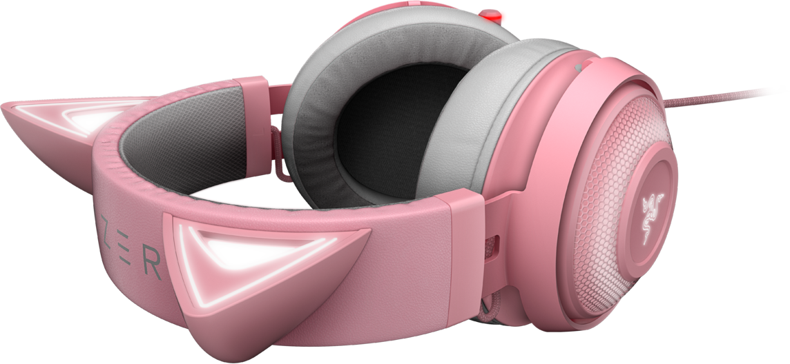 RZ04-02980200-R3M1 kraken kitty ed. - quartz- usb surround sound headset Razer Santreyd  - Вид №3