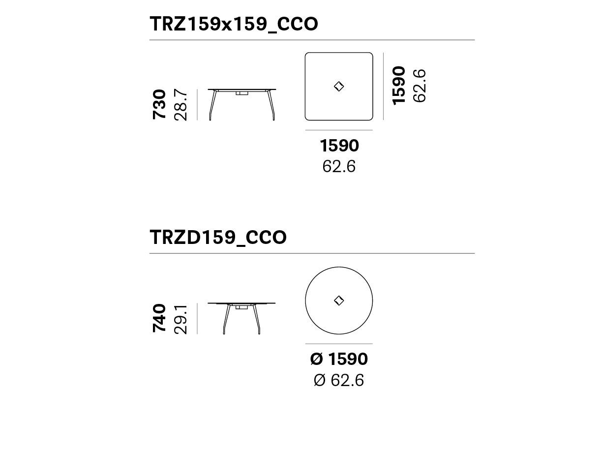 Алюминиевый стол для совещаний с системой люверсов Pedrali RIZZ OFFICE ARCH-00090971 - Вид №3