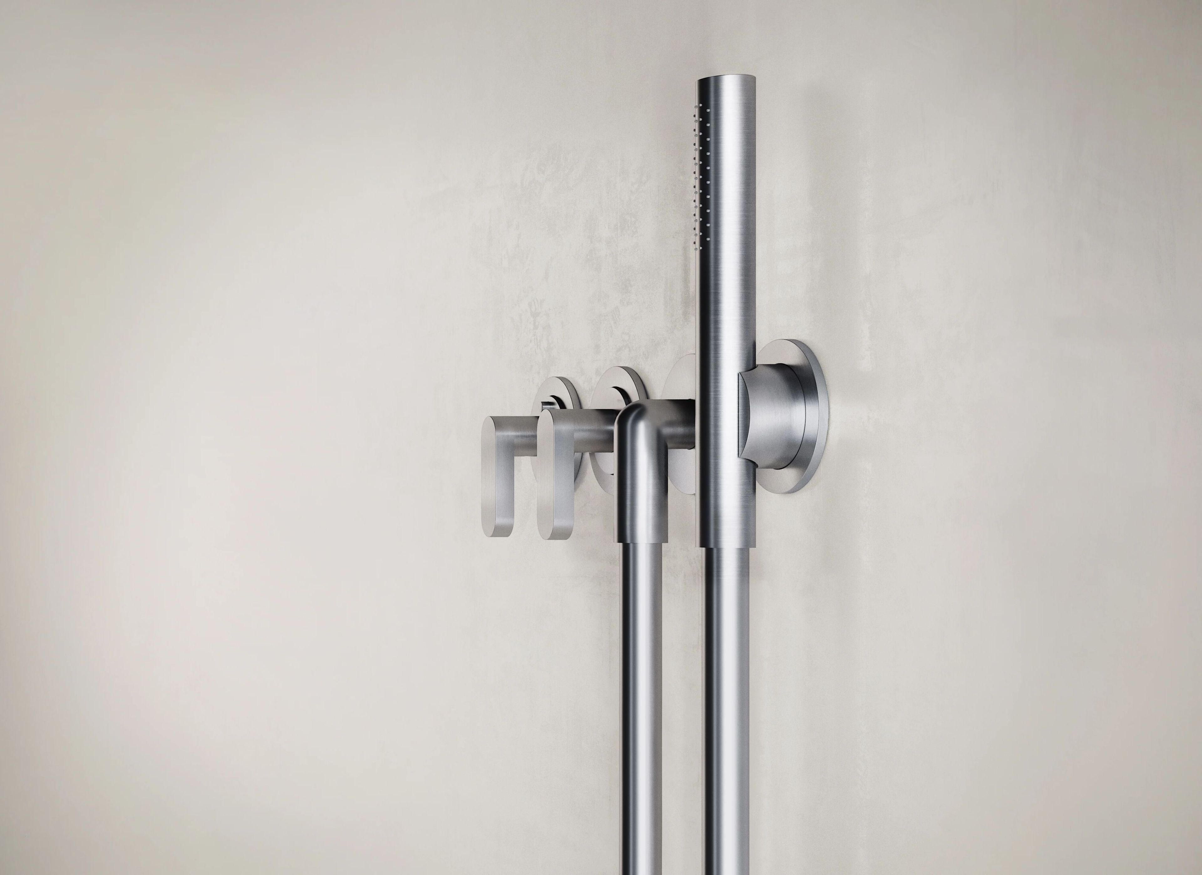 Термостатический набор для душа из нержавеющей стали с ручным душем COCOON John Pawson ARCH-00134906 - Вид №10