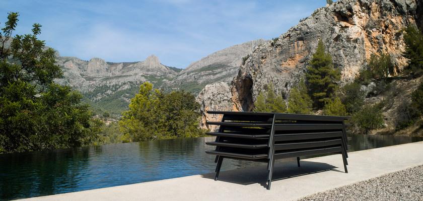 TRIBÙ Откидной алюминиевый садовый шезлонг Branch 07640 - Вид №5