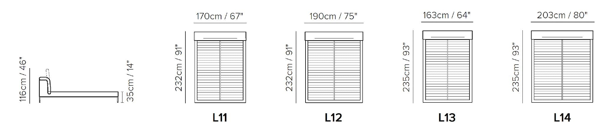 Кожаная двуспальная кровать Natuzzi Italia VENERE ARCH-00067708 - Вид №13