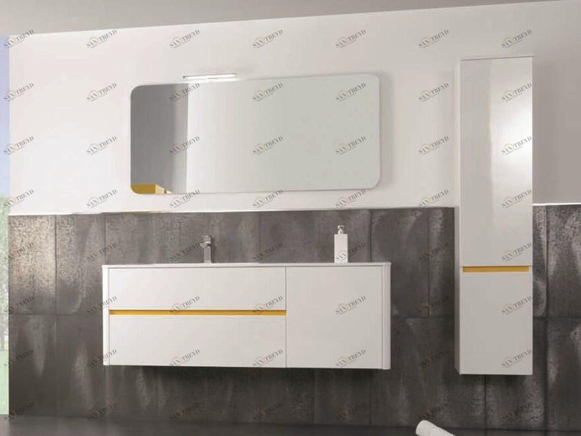 Mobiltesino Тумба под умывальник с дверцами с ящиками Qubo sun-id-1488747