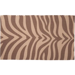 Коврик для ванной комнаты Animal 50х80 см бежевый/коричневый